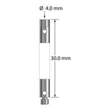 VM3-30-C M3 4.0mm ceramic extension with stainless steel fittings, 30.0mm long by Q-Mark Manufacturing, Inc.