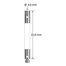 VM3-35-C M3 4.0mm ceramic extension with stainless steel fittings, 35mm long by Q-Mark Manufacturing, Inc.