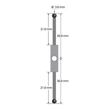 XXT-3030-180-SN stylus with titanium fitting, carbon fiber stems, and silicon nitride balls.