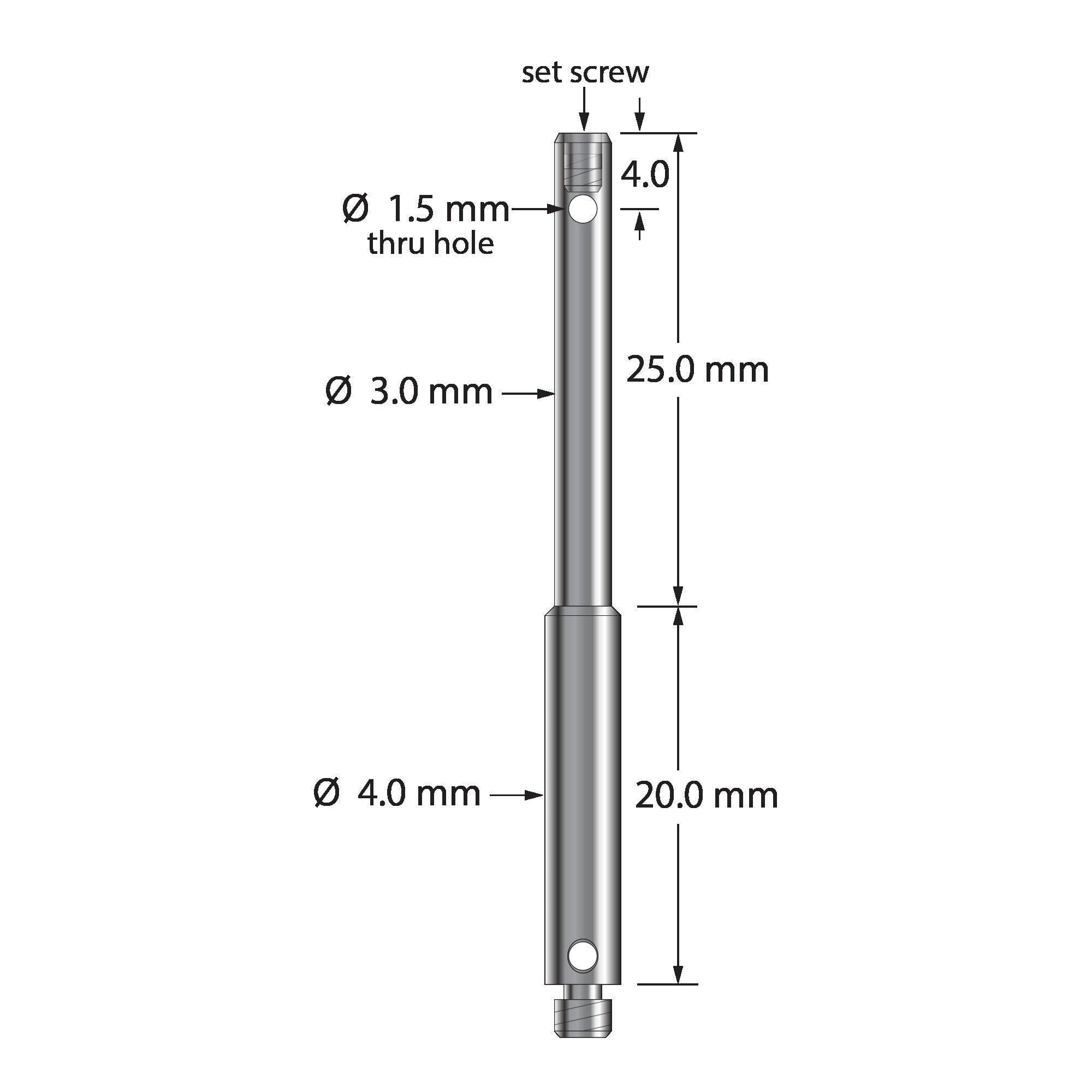 Markal Pro Holder with 1 Graphite Lead, Built-In Sharpener, 1 Click Advance, Metal Barrel & Extended Needle-Nose Tip